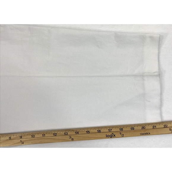 JM Collections Pants Womens Plus Size 16 White Capri Slacks Pockets‎ Casual - Picture 8 of 9